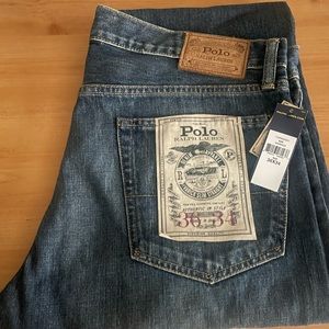 NWT Men’s Ralph Lauren Varick Slim Straight jeans. 36x34.